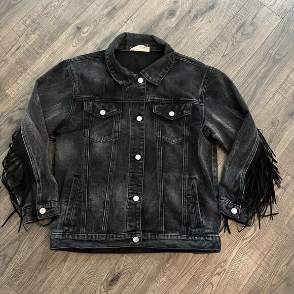 Savanna Jane Jeans Jacket Small Western - Picture 1 of 5